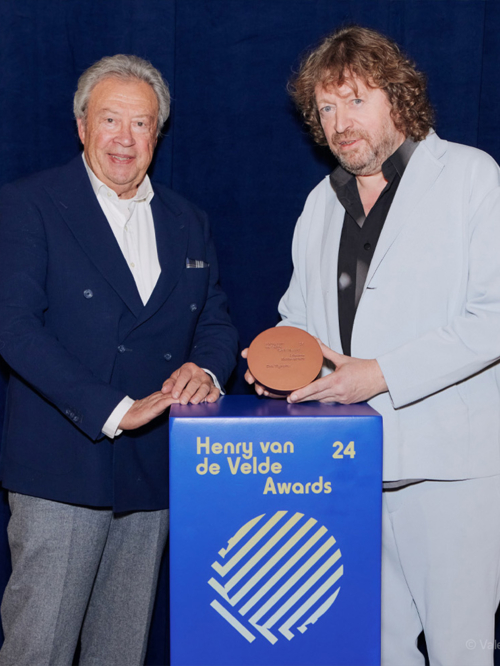 Dirk Wynants remporte le prestigieux Henry van de Velde Lifetime Achievement Award pour l’ensemble de sa carrière