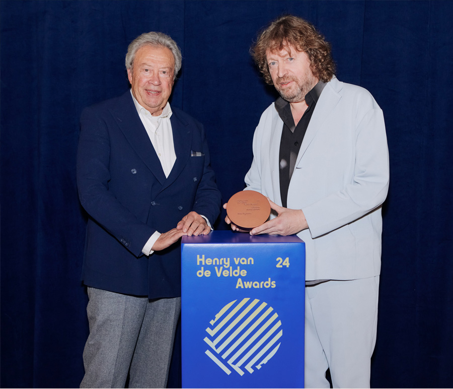 Dirk Wynants est le nouveau lauréat du prestigieux Henry van de Velde Lifetime Achievement Award pour l’ensemble de sa carrière