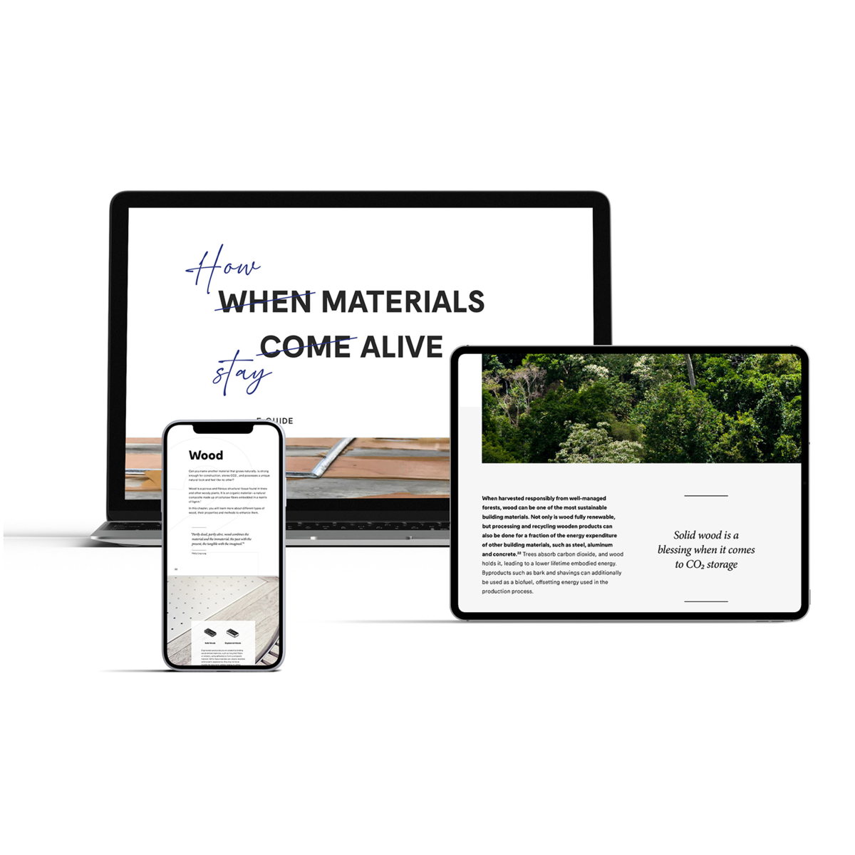 How Materials Stay Alive