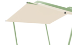 Tissu de tente glamping